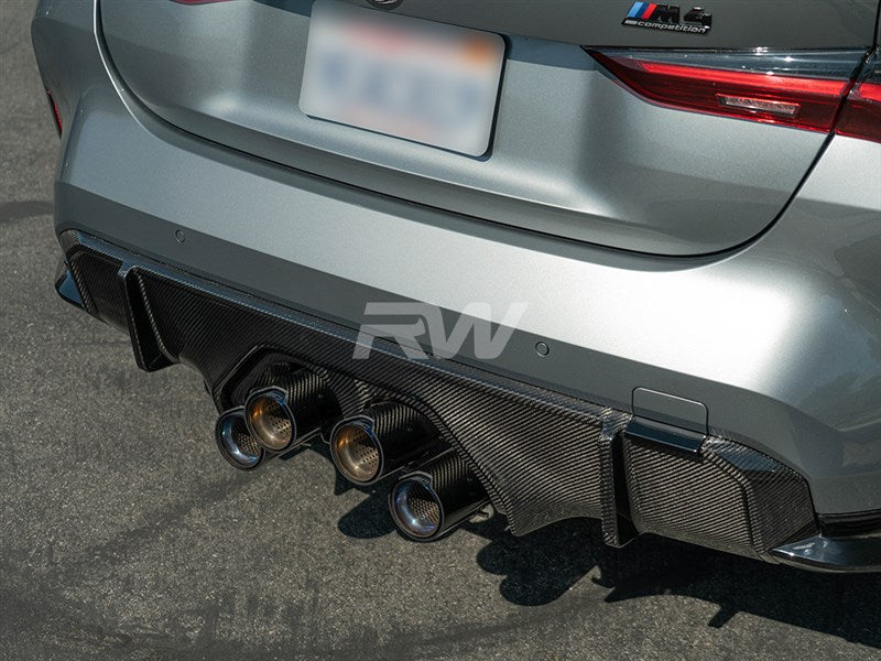RW Carbon - Performance Carbon Fiber Rear Diffuser - BMW G8X M3/M4