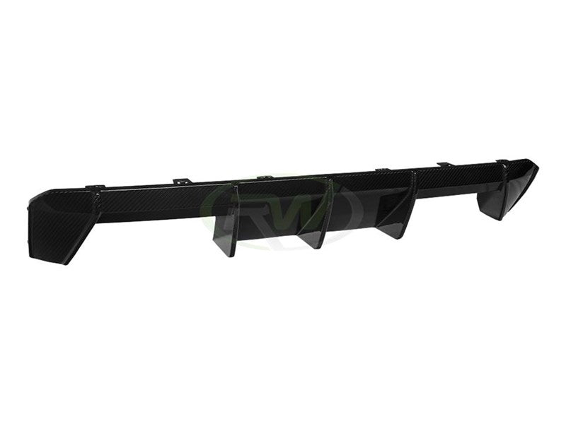 RW Carbon - Type 2 Carbon Fiber Rear Diffuser - BMW G8X M3/M4