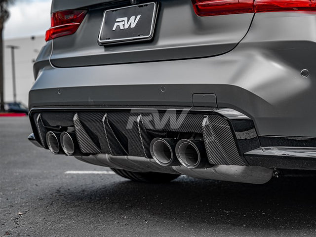 RW Carbon - Carbon Fiber Rear Diffuser - BMW G8X M3/M4