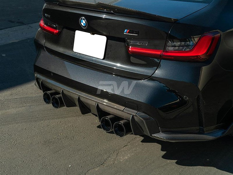 RW Carbon - Carbon Fiber Rear Diffuser - BMW G8X M3/M4