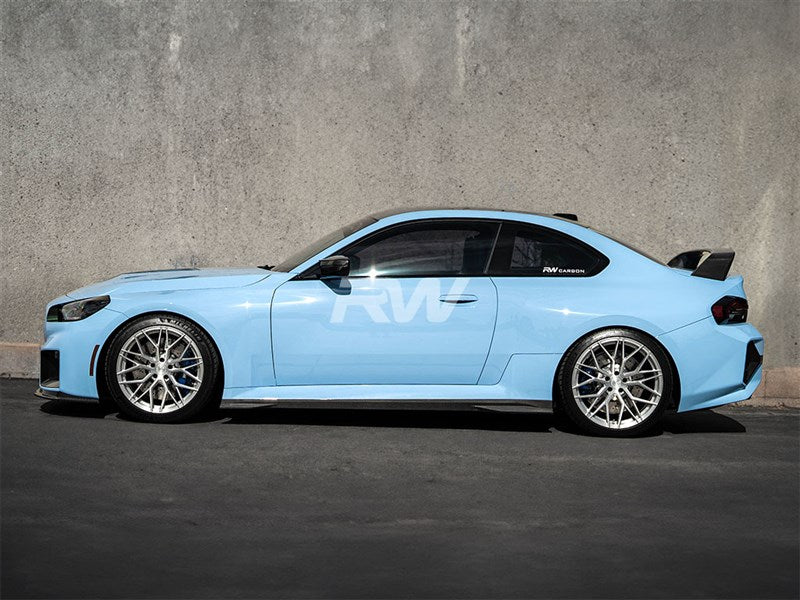 RW Carbon - Carbon Fiber GTX Side Skirt Extensions - BMW G87 M2