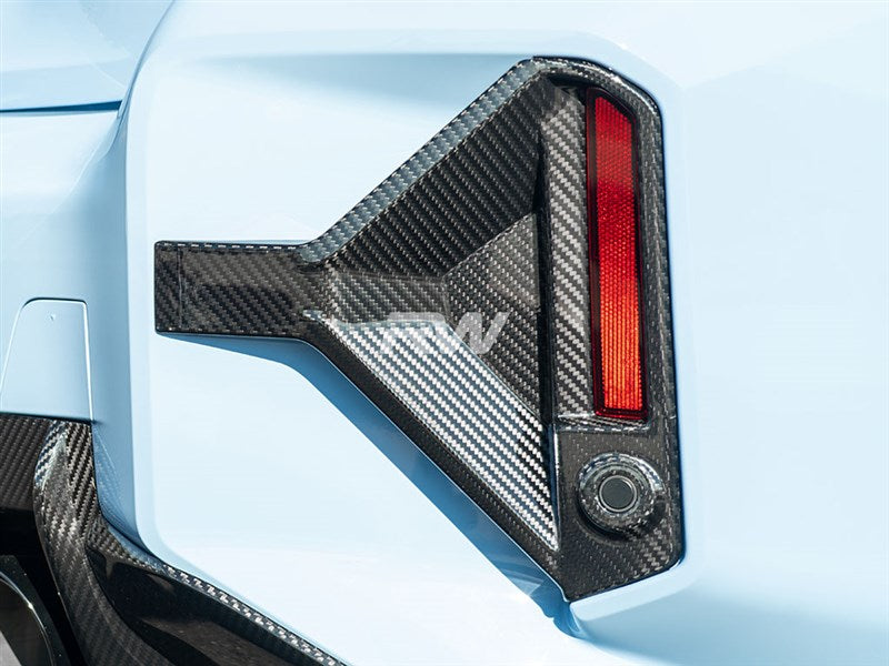 RW Carbon - Carbon Fiber DTM Rear Reflector Trim - BMW G87 M2