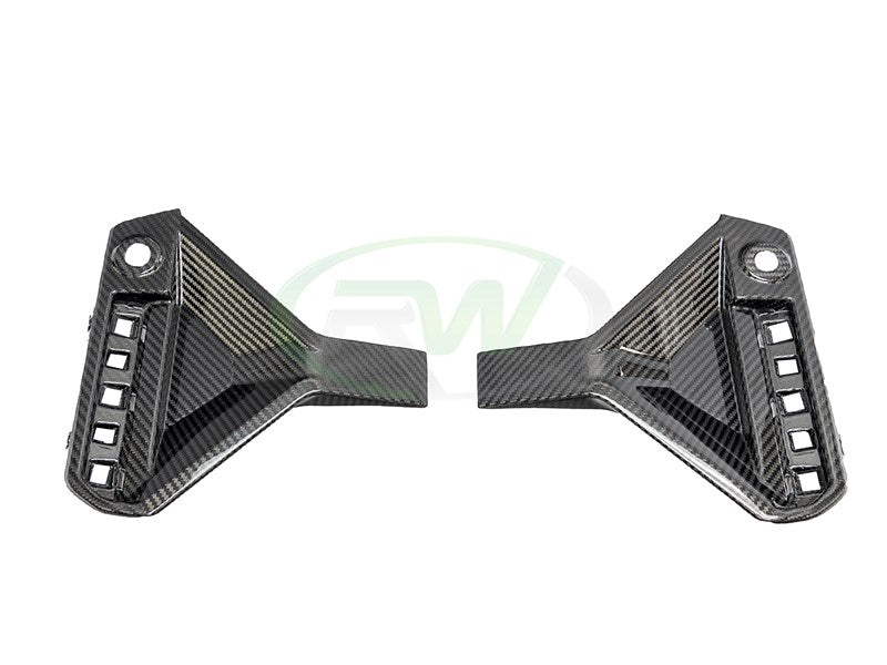 RW Carbon - Carbon Fiber DTM Rear Reflector Trim - BMW G87 M2