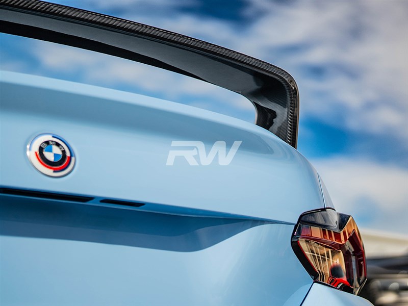 RW Carbon - Carbon Fiber Performance Rear Decklid Spoiler - BMW G87 M2
