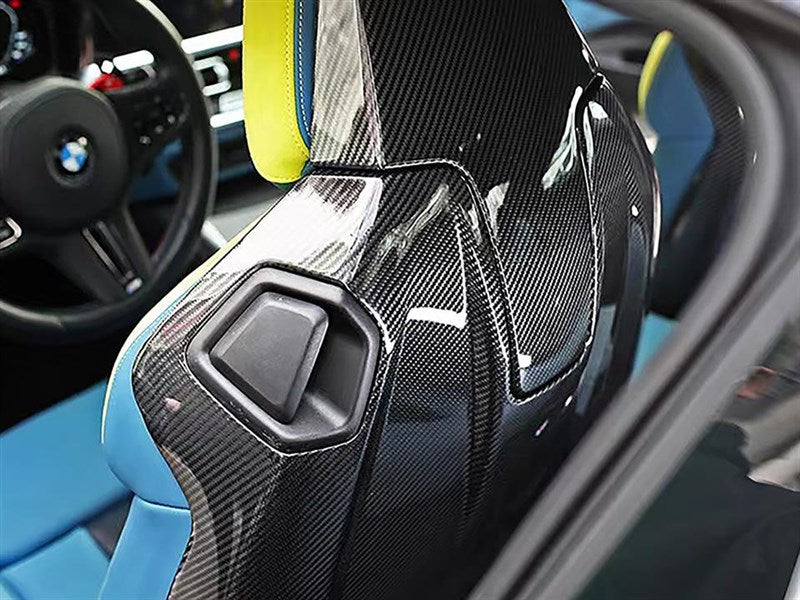 RW Carbon - Carbon Fiber Seat Back Cover Set - BMW G87 M2