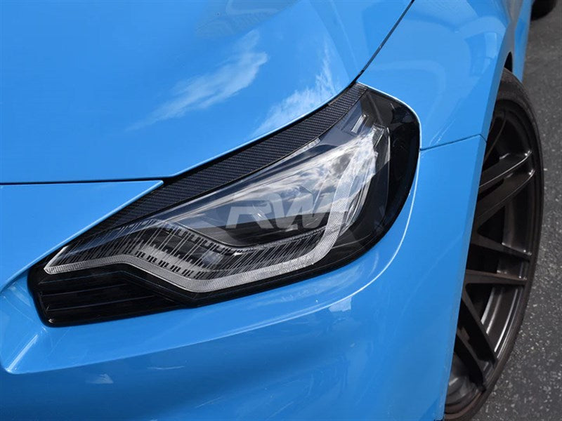 RW Carbon - Carbon Fiber Headlight Trim - BMW G87 M2