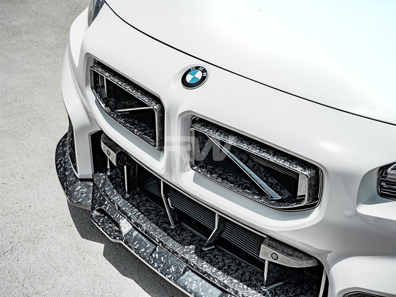 RW Carbon - Forged Carbon Fiber GTX Grilles - BMW G87 M2