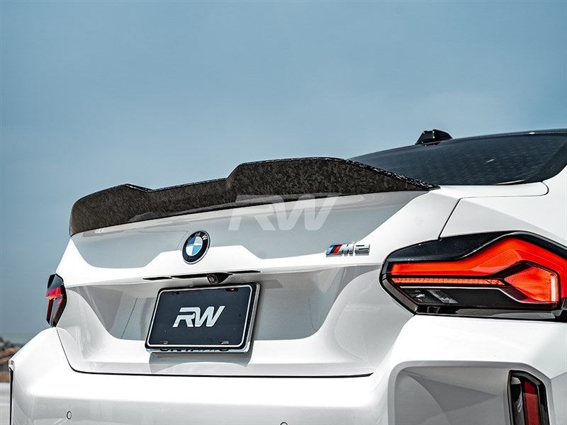 RW Carbon - Forged Carbon Fiber Performance Rear Decklid Spoiler - BMW G87 M2