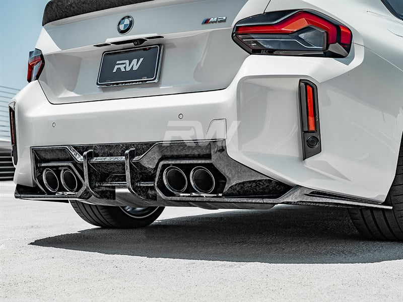 RW Carbon - DTM Forged Carbon Fiber Rear Diffuser - BMW G87 M2