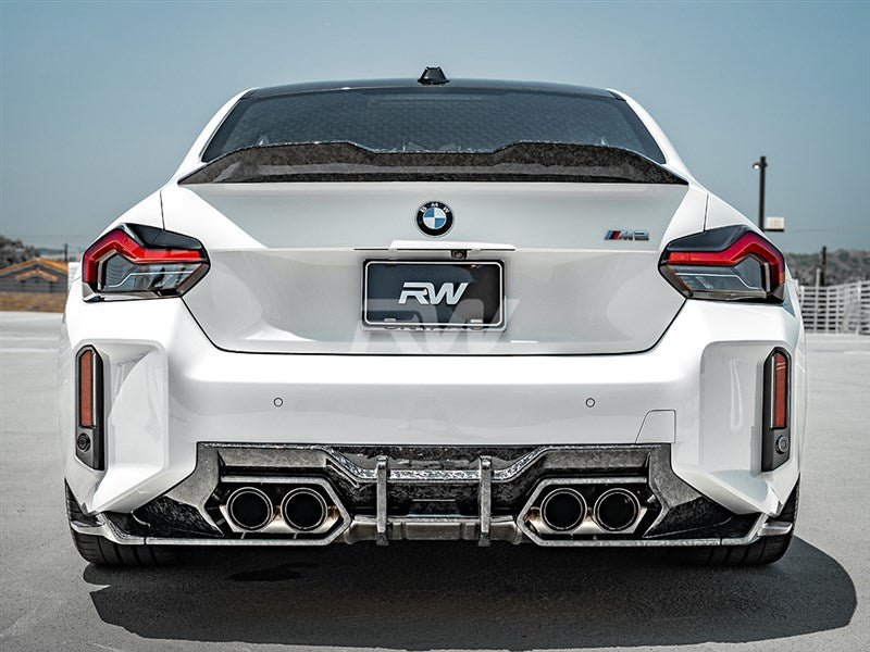 RW Carbon - DTM Forged Carbon Fiber Rear Diffuser - BMW G87 M2