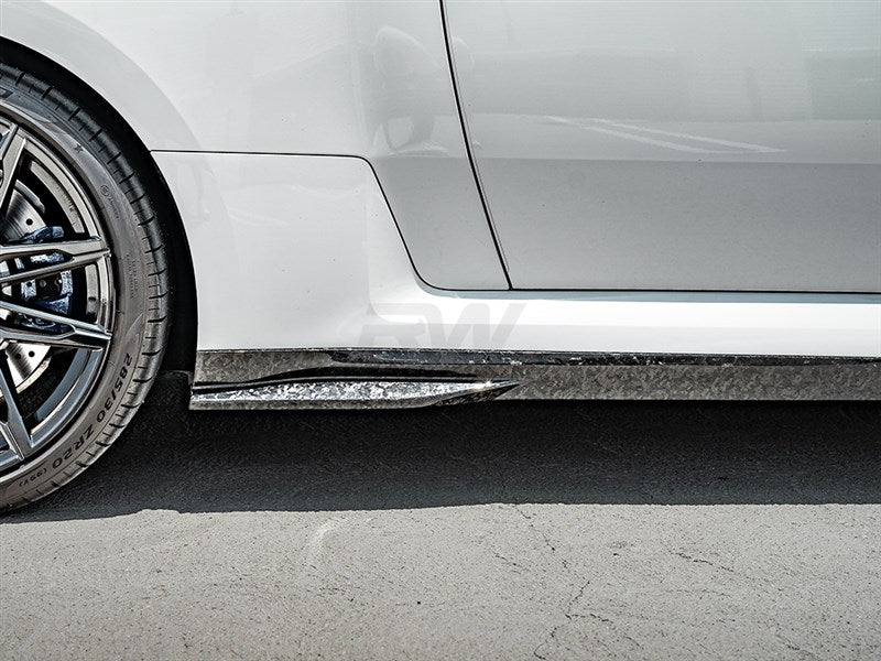 RW Carbon - Forged Carbon Fiber GTX Side Skirt Extensions - BMW G87 M2