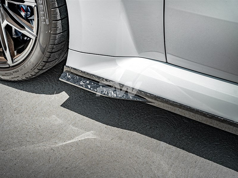 RW Carbon - Forged Carbon Fiber GTX Side Skirt Extensions - BMW G87 M2