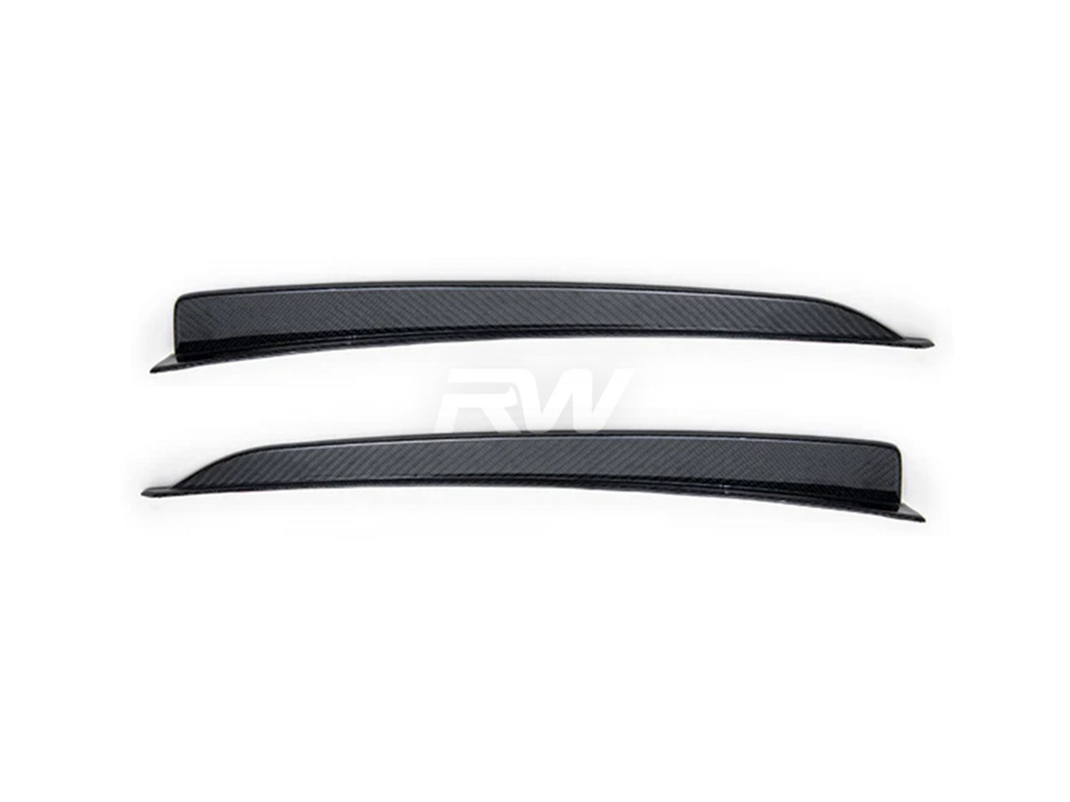 RW Carbon - Carbon Fiber Roof Spoiler Fin Set - G87 M2