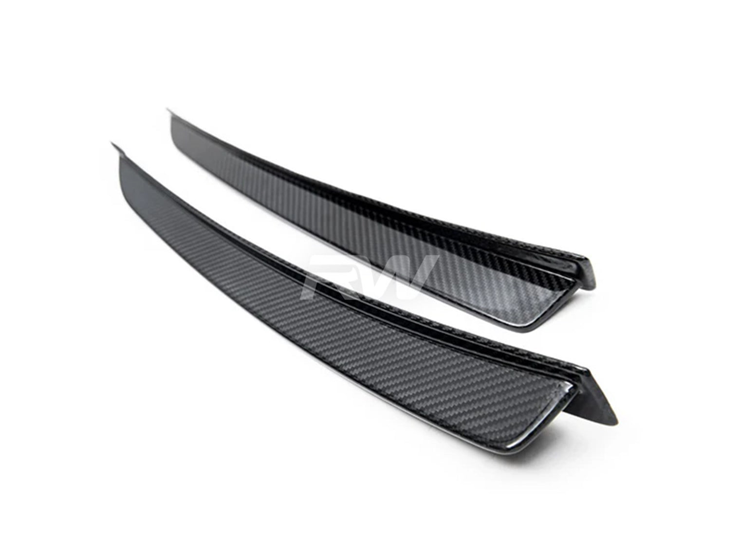 RW Carbon - Carbon Fiber Roof Spoiler Fin Set - G87 M2
