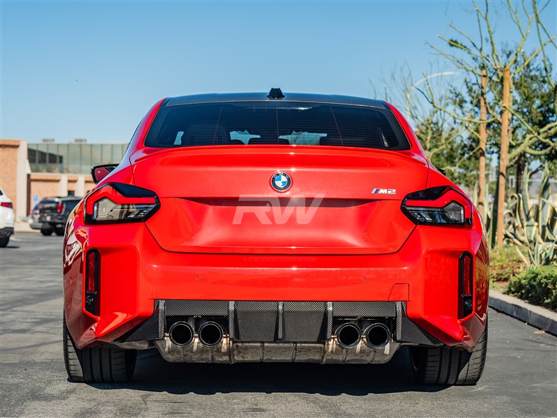 RW Carbon - Carbon Fiber Performance Rear Diffuser - BMW G87 M2