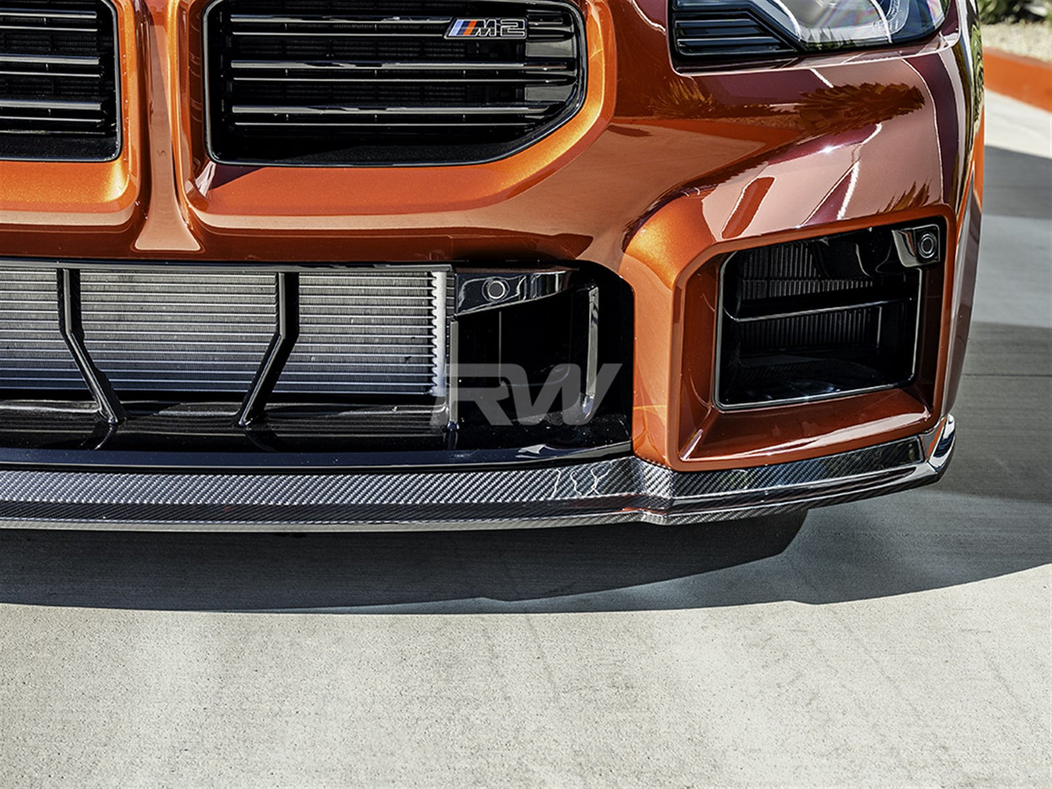 RW Carbon  - RWS Dry Carbon Fiber Front Lip - BMW G87 M2