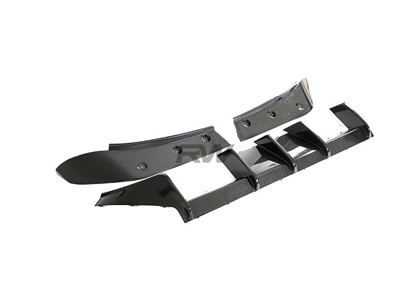 RW Carbon - RWS Carbon Fiber Performance 3-Piece Rear Diffuser - BMW G87 M2