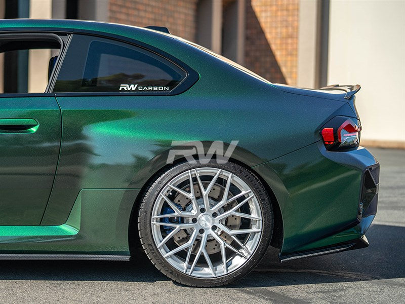 RW Carbon - RS Dry Carbon Fiber Side Skirt Extensions - BMW G87 M2