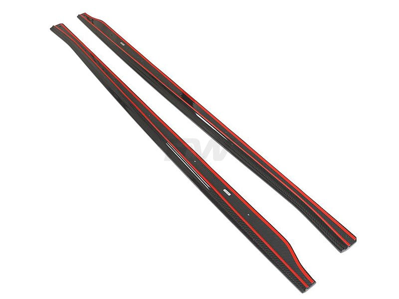 RW Carbon - RS Dry Carbon Fiber Side Skirt Extensions - BMW G87 M2
