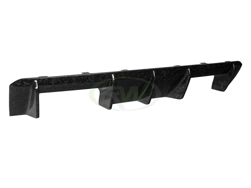RW Carbon - Forged Carbon Fiber Rear Diffuser - BMW G8X M3/M4