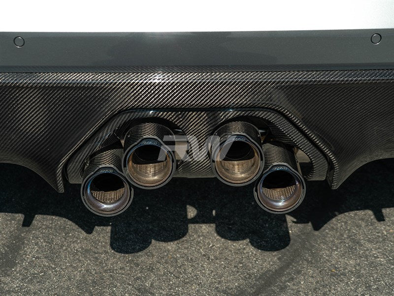 RW Carbon - Performance Carbon Fiber Exhaust Cover - BMW G8X M3/M4