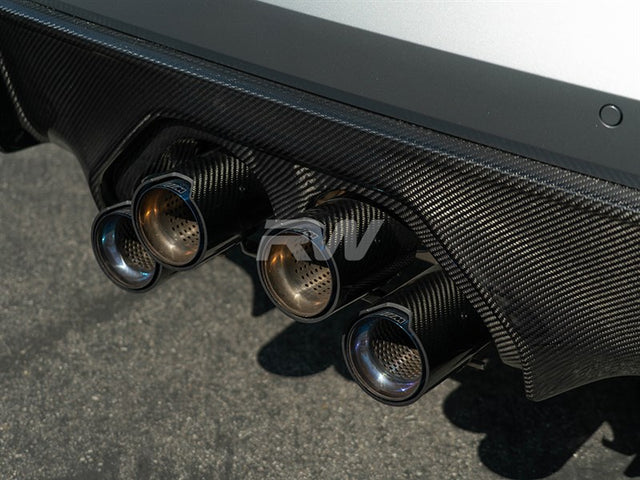 RW Carbon - Performance Carbon Fiber Exhaust Cover - BMW G8X M3/M4
