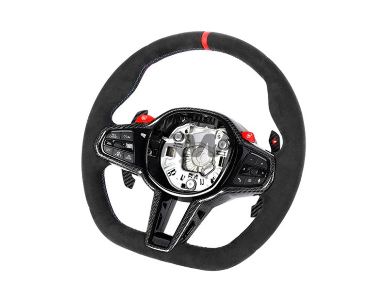 RW Carbon - Alcantara Carbon Fiber Steering Wheel - BMW G8X M2/M3/M4 (LCI)