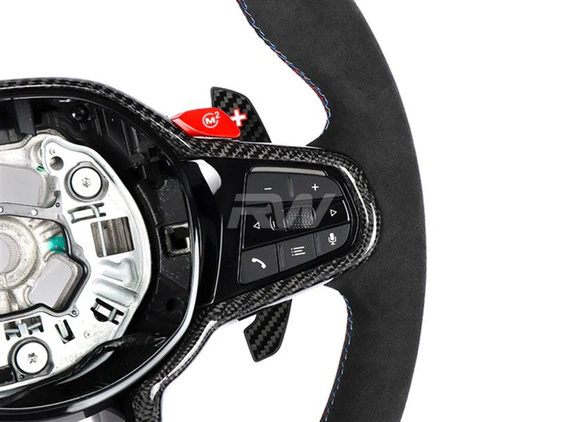 RW Carbon - Alcantara Carbon Fiber Steering Wheel - BMW G8X M2/M3/M4 (LCI)