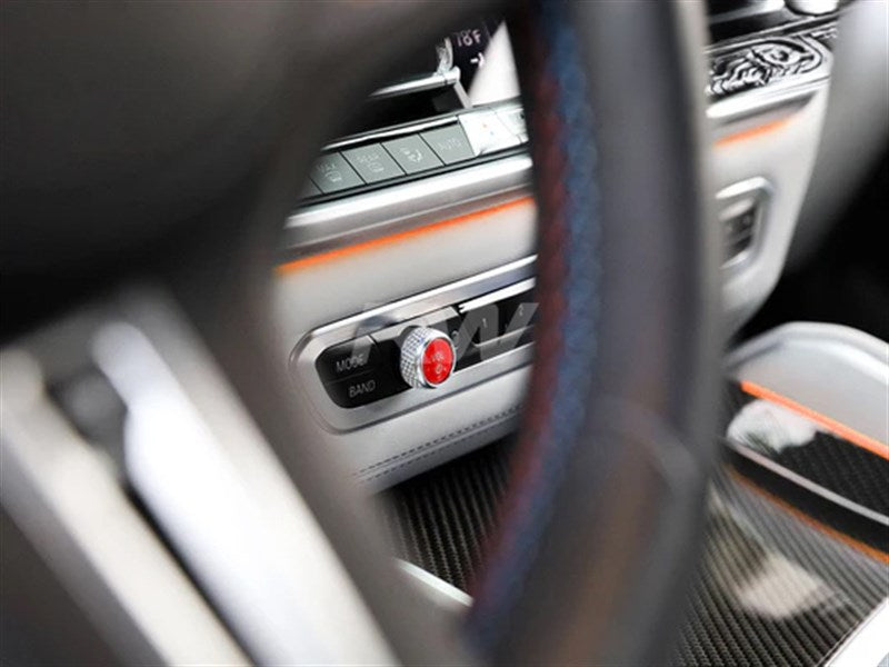RW Carbon - Bright Red Audio Volume Button - BMW F/G-Chassis