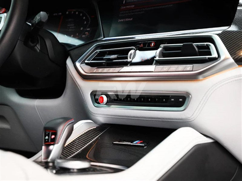 RW Carbon - Bright Red Audio Volume Button - BMW F/G-Chassis