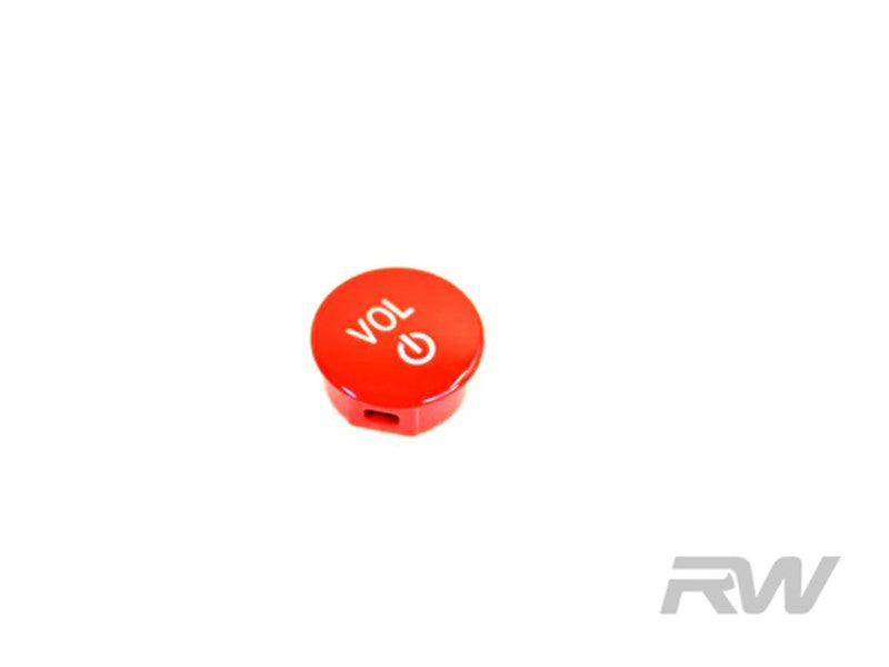 RW Carbon - Bright Red Audio Volume Button - BMW F/G-Chassis
