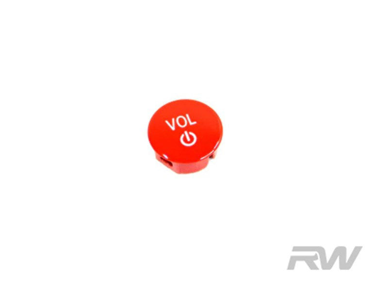 RW Carbon - Bright Red Audio Volume Button - BMW F/G-Chassis