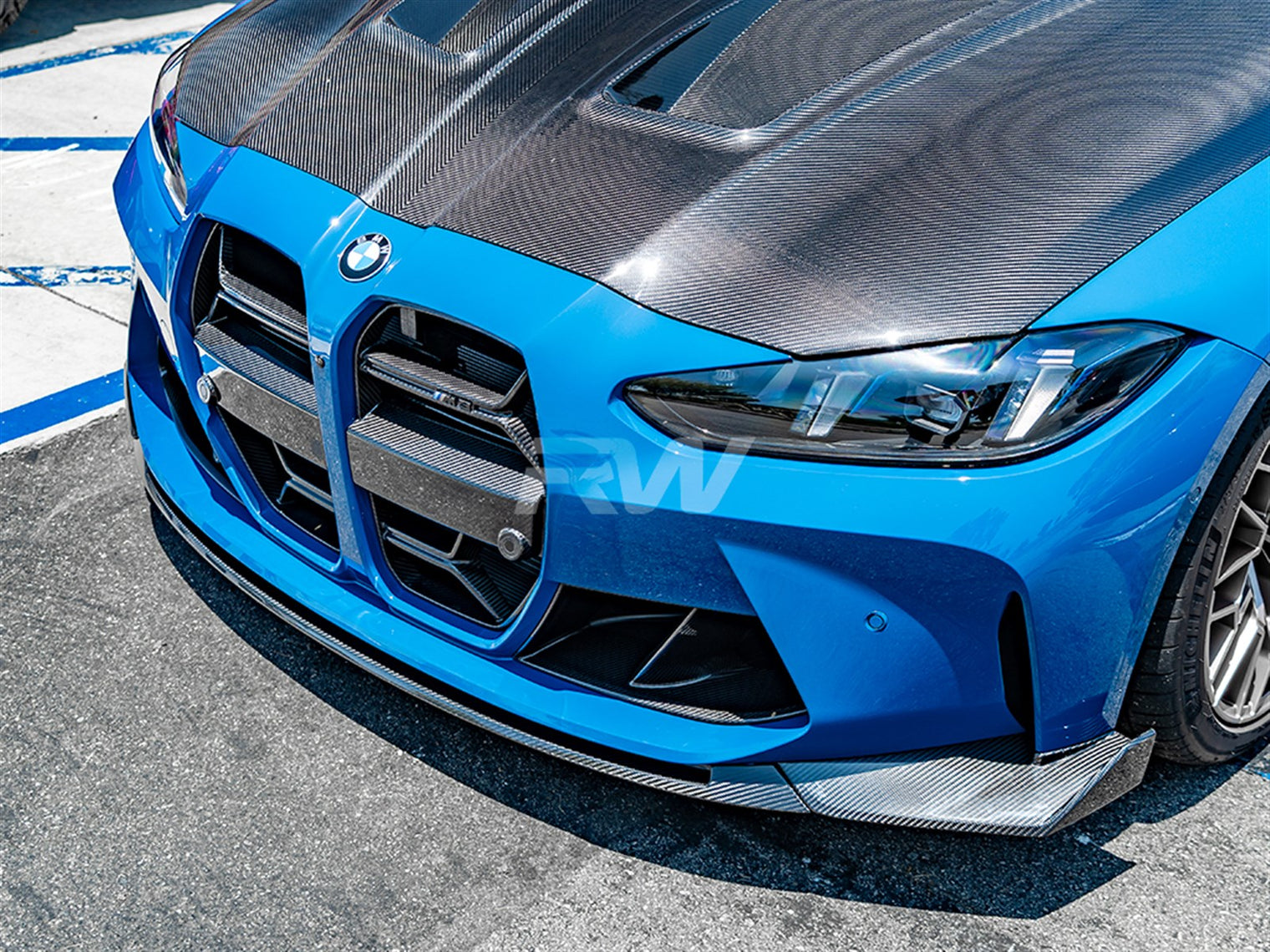 RW Carbon  - Carbon Fiber CS Front Lip - BMW G8X M3/M4