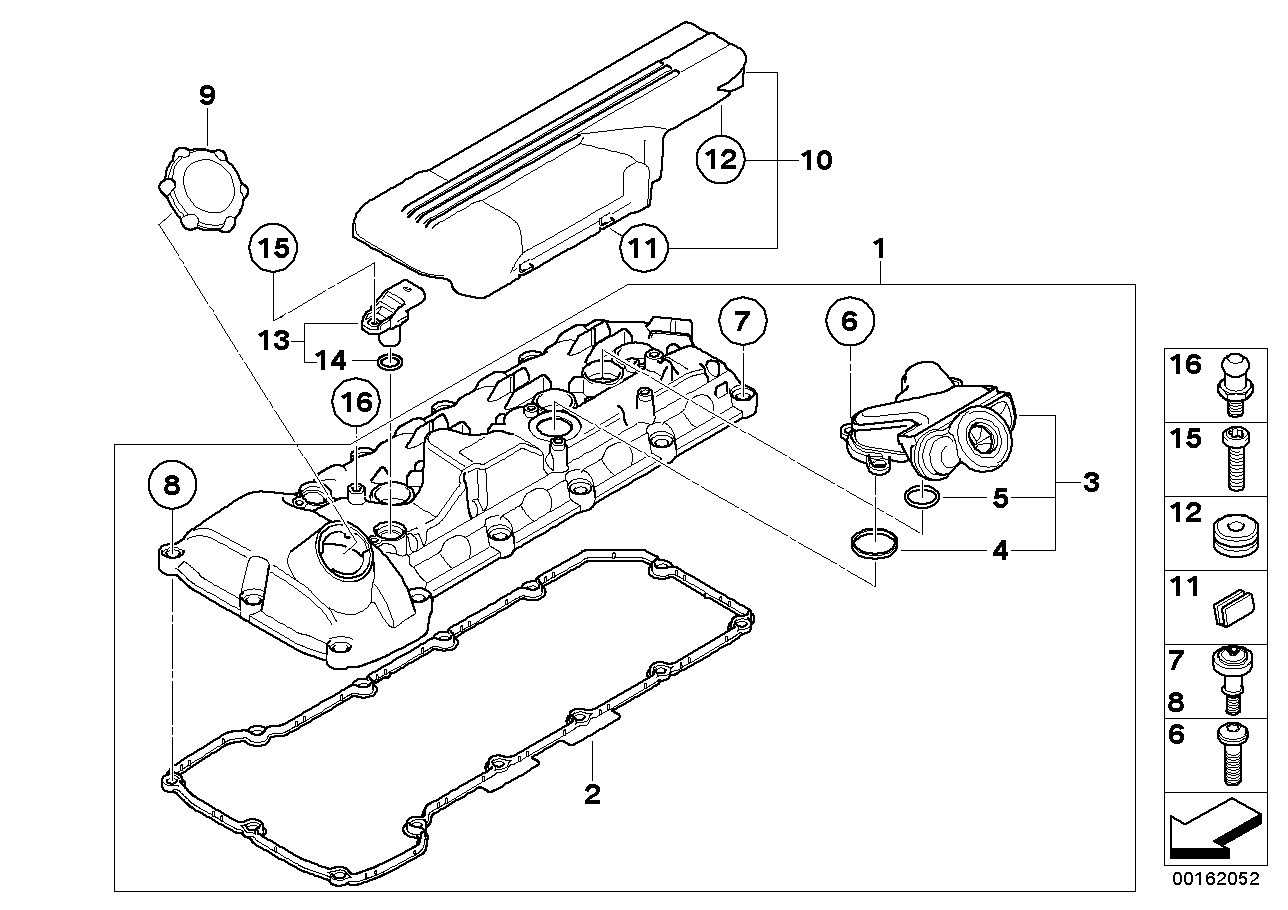 NRW Design - S65 Valve Cover Gasket Kit - BMW E9X M3