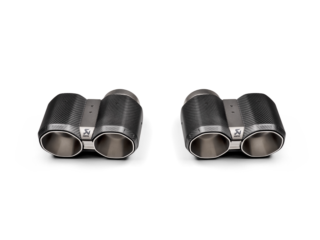 Akrapovic - Carbon Tail Pipe Set (Hexagonal) - BMW G87 M2
