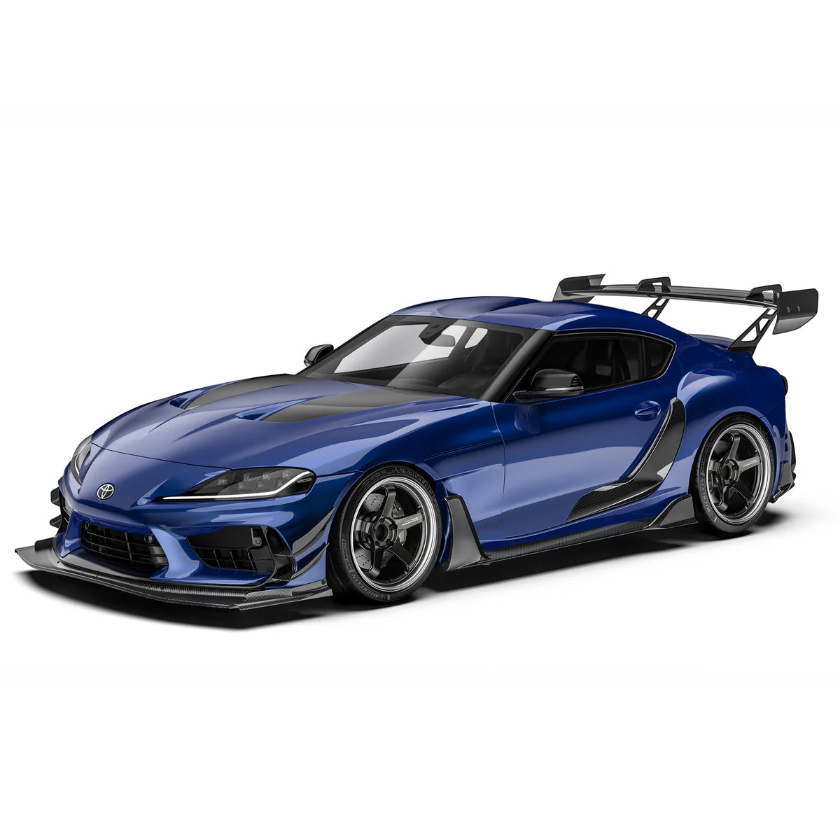 ADRO - ARD Prepreg Carbon Fiber Race Splitter (for ADRO Front Bumper) - Toyota GR Supra