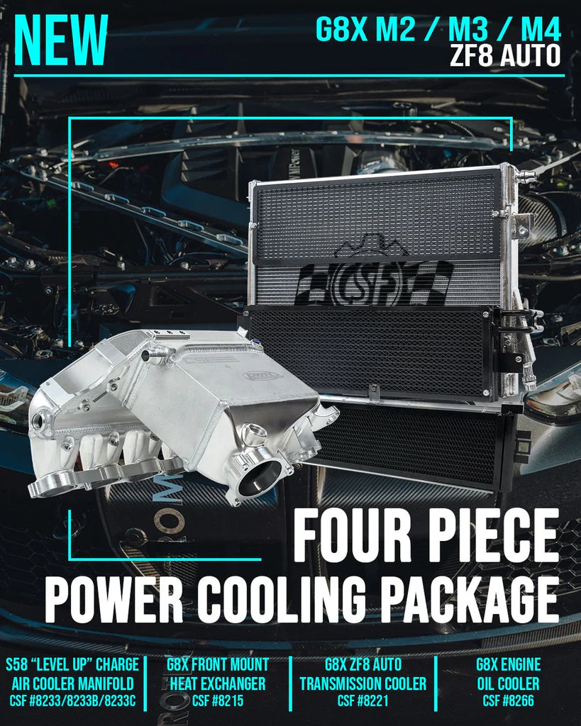 CSF -  4-Piece Power Cooling Package (ATX) - BMW G8X M2/M3/M4