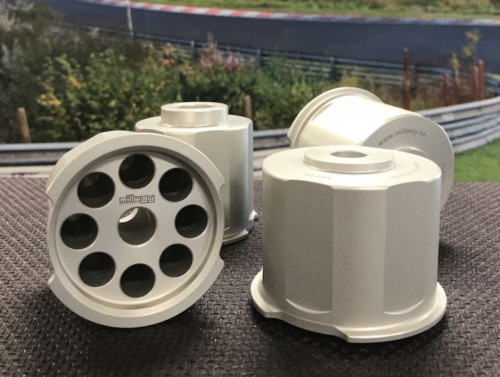 Millway Motorsport - Solid Aluminum Rear Subframe Bushings - Toyota A90 Supra