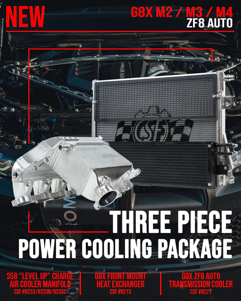 CSF -  3-Piece Power Cooling Package (ATX) - BMW G8X M2/M3/M4