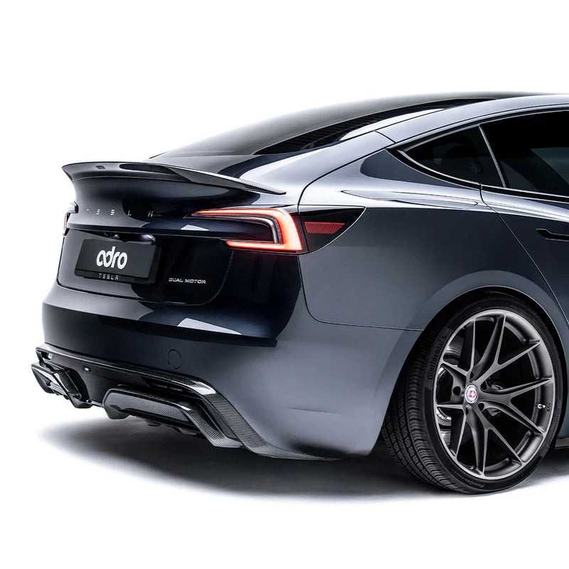 ADRO - Premium Prepreg Carbon Fiber Rear Diffuser - Tesla Model 3 Highland