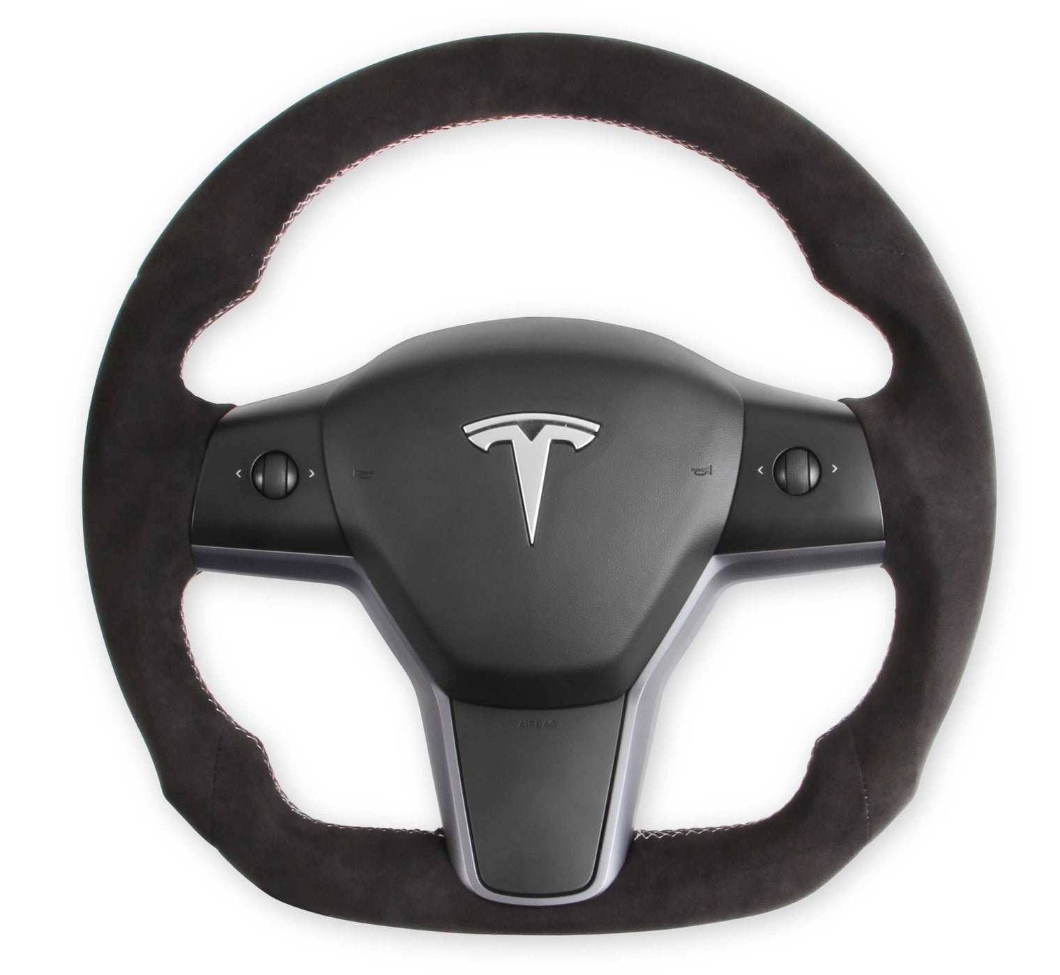 Rekudo - Alcantara Steering Wheel - Tesla Model 3/Model Y