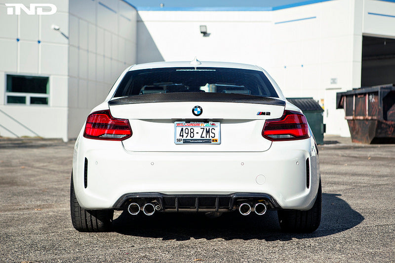 iND f87 m2 painted trunk emblem - iND Distribution