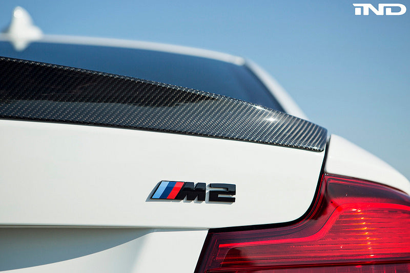 iND f87 m2 painted trunk emblem - iND Distribution