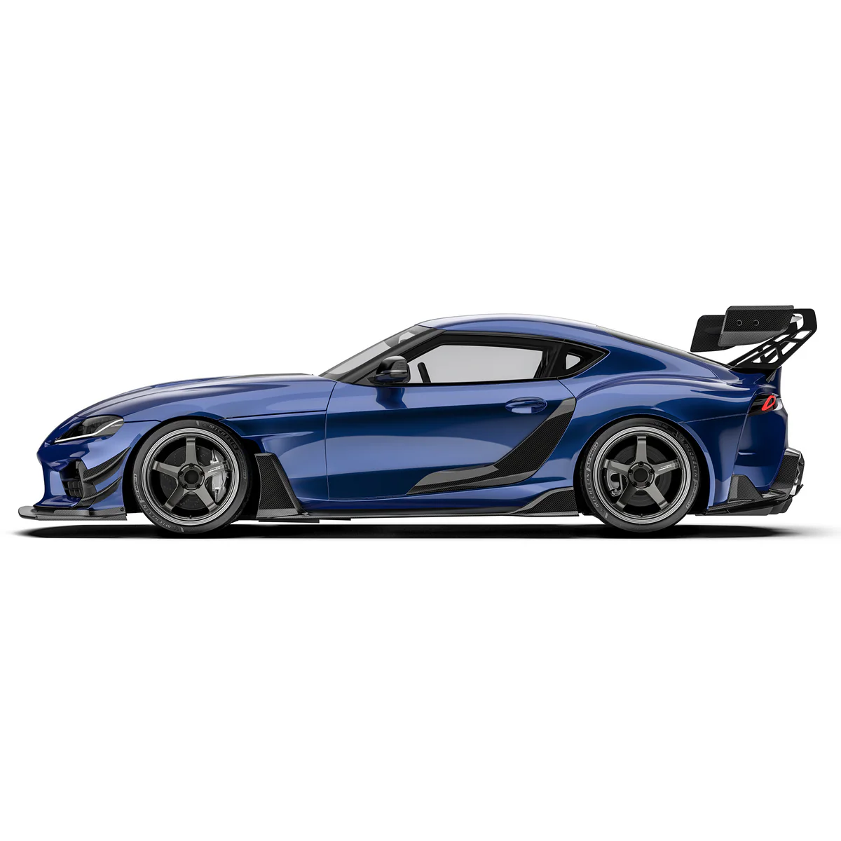 ADRO - ARD Prepreg Carbon Fiber Race Splitter (for ADRO Front Bumper) - Toyota GR Supra
