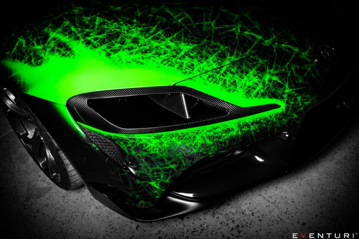 Eventuri - Carbon Fiber Headlight Duct - Toyota A90 Supra