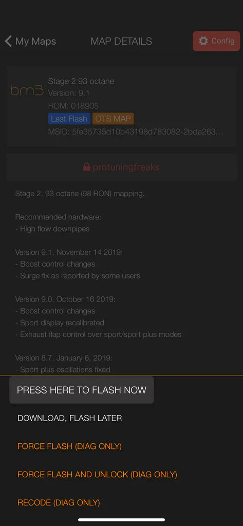 Bootmod3 - ECU Performance Software (S55) - BMW F8X M2/M3/M4