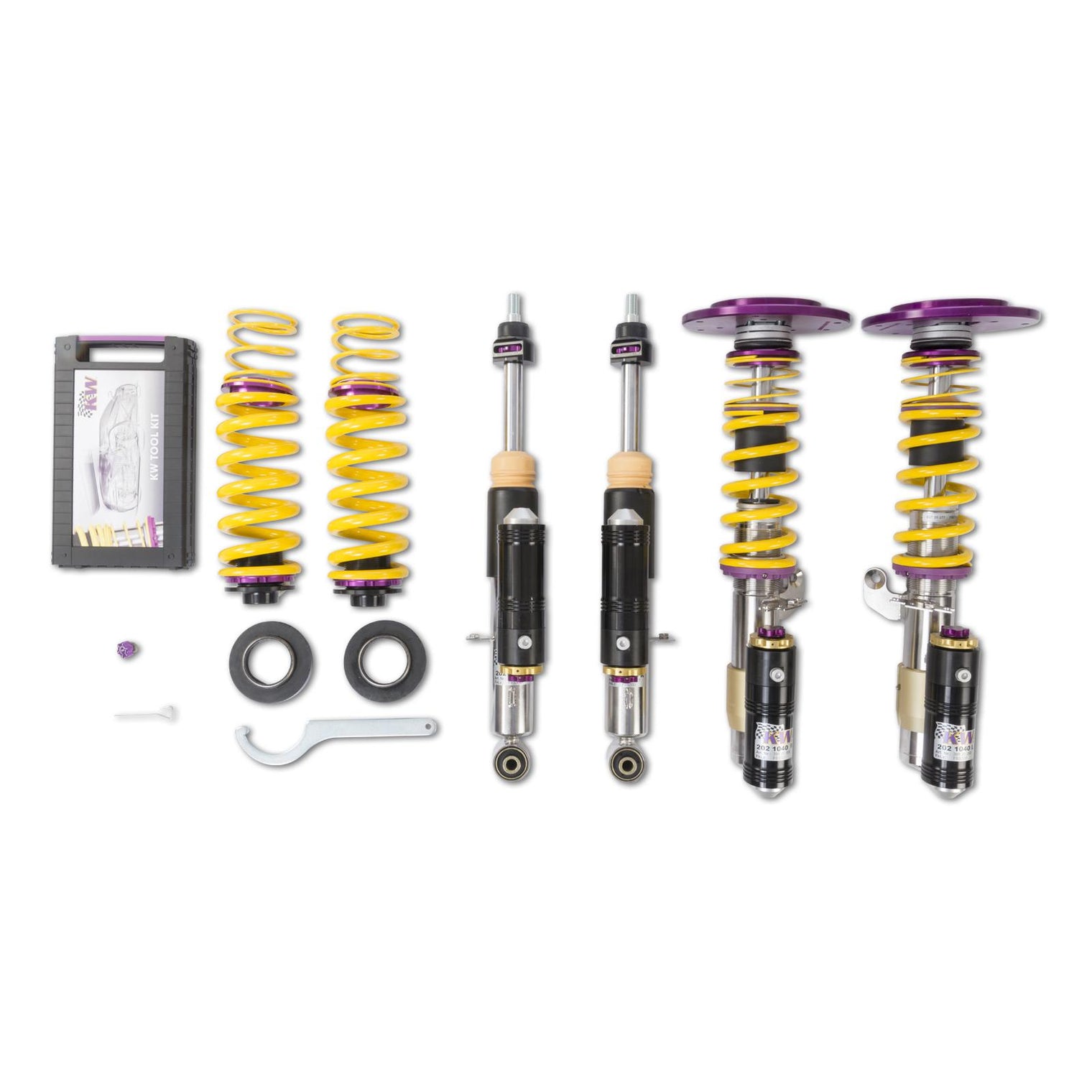 KW Suspensions - V4 Clubsport 3-Way Coilover Kit - BMW F87 M2
