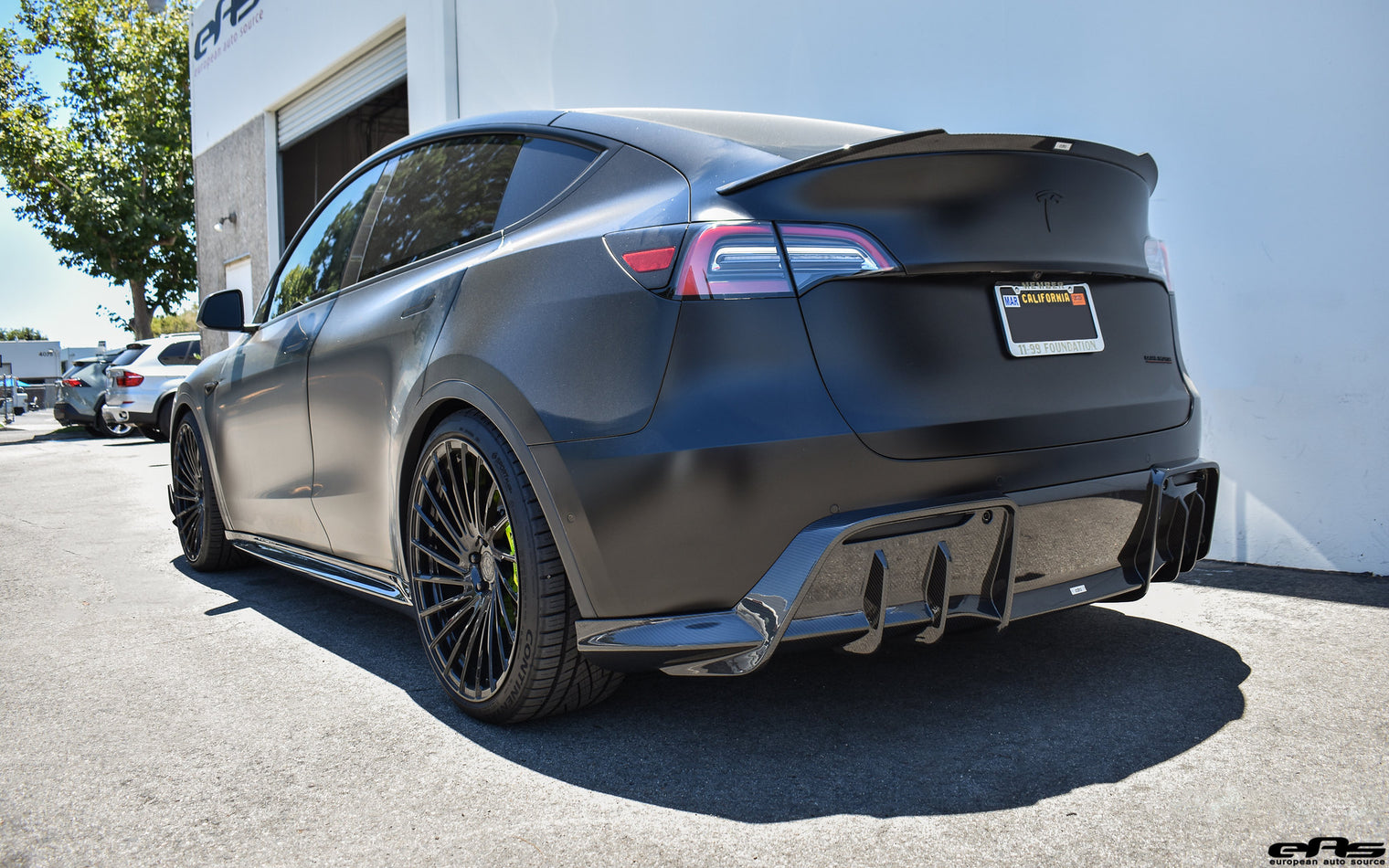 ADRO - Premium Prepreg Carbon Fiber Rear Diffuser - Tesla Model Y