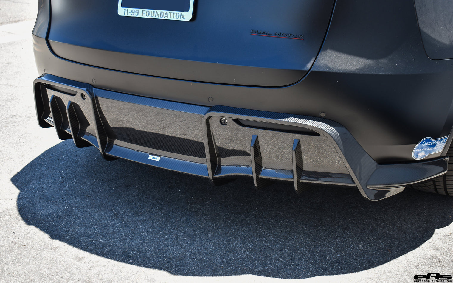 ADRO - Premium Prepreg Carbon Fiber Rear Diffuser - Tesla Model Y