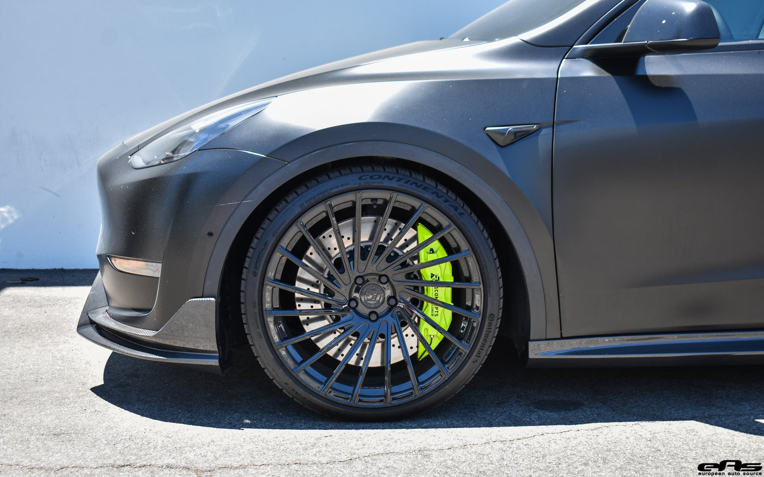 ADRO - Premium Prepreg Carbon Fiber Side Skirts - Tesla Model Y